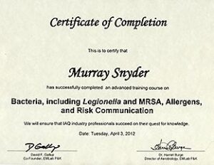 bacteria-certification